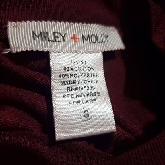 MILEY +MOLLY Women's  Top Short Lace Sleeve NWT - Picture 5 of 5